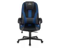 Кресло игровое Zombie 9 черный/синий текстиль/эко.кожа крестовина пластик-foto2