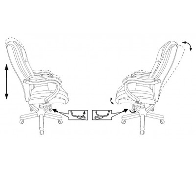 Кресло руководителя Бюрократ T-9926WALNUT черный кожа крестовина металл/дерево
