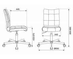 Кресло Бюрократ CH-330M черный Leather Black эко.кожа крестовина металл черный-foto5