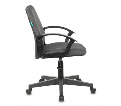 Кресло Бюрократ CH-808-LOW серый 3C1 низк.спин. крестовина пластик