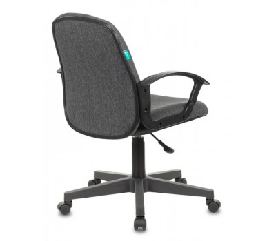 Кресло Бюрократ CH-808-LOW серый 3C1 низк.спин. крестовина пластик