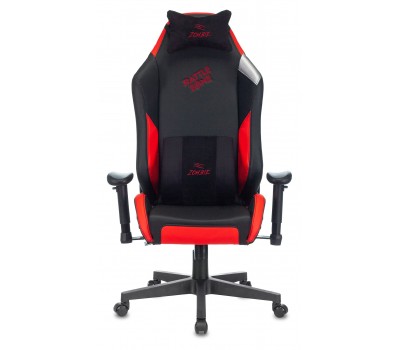 Кресло игровое Zombie HERO BATTLEZONE PRO черный/красный эко.кожа с подголов. крестовина пластик