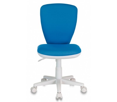 Кресло детское Бюрократ KD-W10 голубой 26-24 крестовина пластик пластик белый