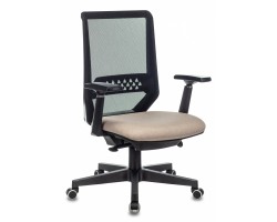 Кресло руководителя Бюрократ EXPERT черный TW-01 сиденье бежевый 38-402 сетка/ткань с подголов. крестовина пластик-foto5