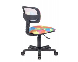 Кресло детское Бюрократ CH-299NX мультиколор абстракция сетка/ткань крестовина пластик-foto4