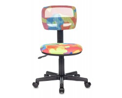 Кресло детское Бюрократ CH-299NX мультиколор абстракция сетка/ткань крестовина пластик-foto2