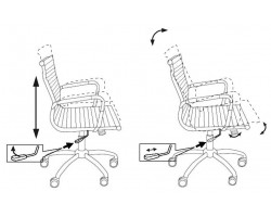 Кресло руководителя Бюрократ CH-883-LOW черный эко.кожа низк.спин. крестовина металл хром-foto6