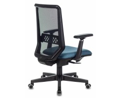 Кресло руководителя Бюрократ EXPERT черный TW-01 сиденье синий 38-415 сетка/ткань с подголов. крестовина пластик-foto8