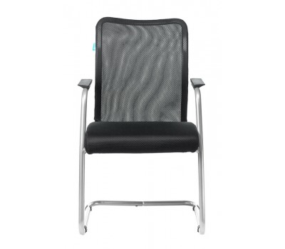 Кресло Бюрократ CH-599AV черный TW-01 сиденье черный TW-11 сетка/ткань полозья металл металлик