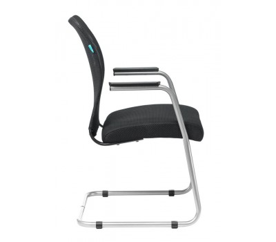 Кресло Бюрократ CH-599AV черный TW-01 сиденье черный TW-11 сетка/ткань полозья металл металлик