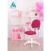 Кресло детское Бюрократ Ch-W356AXSN розовый 15-55 крестовина пластик пластик белый
