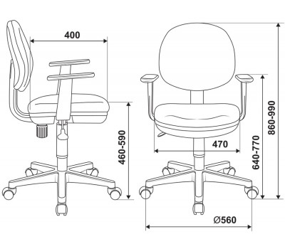 Кресло детское Бюрократ Ch-W356AXSN розовый 15-55 крестовина пластик пластик белый