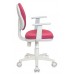 Кресло детское Бюрократ Ch-W356AXSN розовый 15-55 крестовина пластик пластик белый