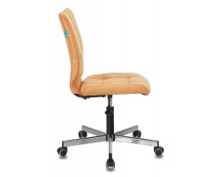 Кресло Бюрократ CH-330M оранжевый Velvet 72 крестовина металл хром-foto3