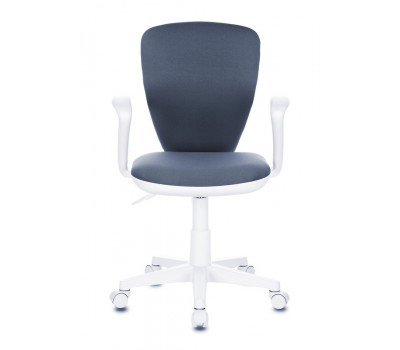 Кресло детское Бюрократ KD-W10AXSN серый 26-25 крестовина пластик пластик белый