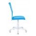 Кресло детское Бюрократ KD-9 голубой TW-31 TW-55 сетка/ткань крестовина пластик пластик белый