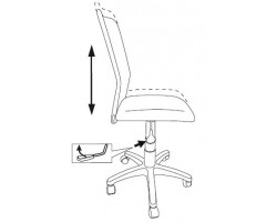 Кресло детское Бюрократ KD-9 голубой TW-31 TW-55 сетка/ткань крестовина пластик пластик белый-foto7