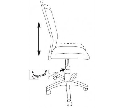 Кресло детское Бюрократ KD-9 голубой TW-31 TW-55 сетка/ткань крестовина пластик пластик белый