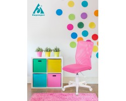 Кресло детское Бюрократ KD-9 голубой TW-31 TW-55 сетка/ткань крестовина пластик пластик белый-foto5