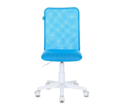 Кресло детское Бюрократ KD-9 голубой TW-31 TW-55 сетка/ткань крестовина пластик пластик белый