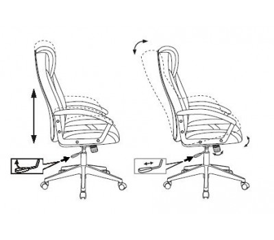 Кресло игровое Zombie Viking-8 черный эко.кожа крестовина пластик