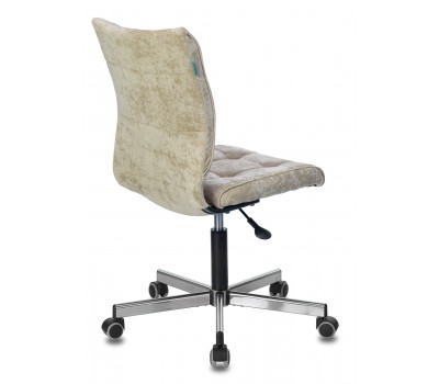 Кресло Бюрократ CH-330M песочный Light-21 крестовина металл хром