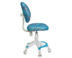 Кресло детское Бюрократ KD-W6-F голубой аквариум крестовина пластик подст.для ног пластик белый-foto3