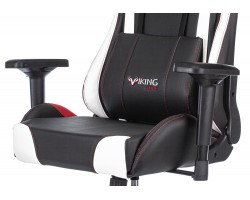 Кресло игровое Zombie VIKING TANK черный/красный/белый эко.кожа с подголов. крестовина металл-foto7