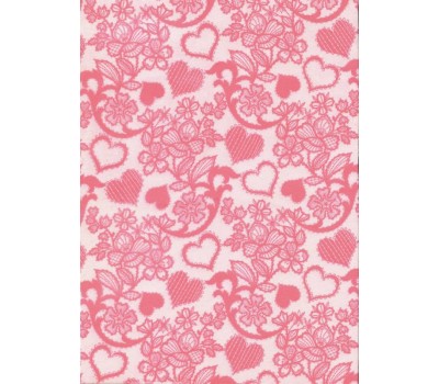 Кресло детское Бюрократ KD-2 розовый сердца Hearts-Pk крестовина пластик