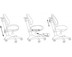 Кресло детское Бюрократ KD-2 светло-голубой TW-55 крестовина пластик-foto6