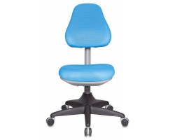 Кресло детское Бюрократ KD-2 светло-голубой TW-55 крестовина пластик-foto2