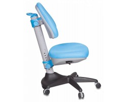 Кресло детское Бюрократ KD-2 светло-голубой TW-55 крестовина пластик-foto3
