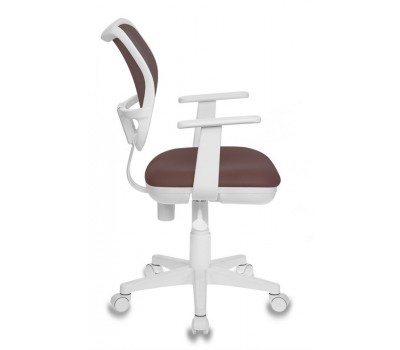 Кресло детское Бюрократ CH-W797 коричневый сиденье коричневый TW-14C сетка/ткань крестовина пластик пластик белый