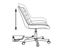 Кресло Бюрократ CH-350M черный текстиль/эко.кожа крестовина металл-foto6