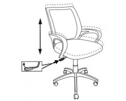 Кресло Бюрократ CH-695NLT красный TW-35N сиденье черный TW-11 сетка/ткань крестовина пластик-foto6