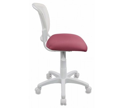 Кресло детское Бюрократ CH-W296NX белый TW-15 сиденье розовый 26-31 сетка/ткань крестовина пластик пластик белый