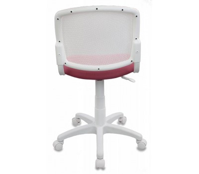 Кресло детское Бюрократ CH-W296NX белый TW-15 сиденье розовый 26-31 сетка/ткань крестовина пластик пластик белый