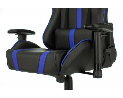 Кресло игровое Zombie A4 черный/синий эко.кожа с подголов. крестовина пластик-foto8