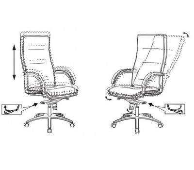 Кресло руководителя Бюрократ T-9927SL слоновая кость кожа крестовина металл хром
