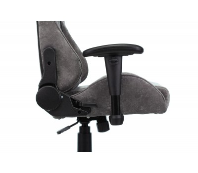 Кресло игровое Zombie VIKING X Fabric серо-голубой с подголов. крестовина пластик