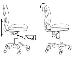 Кресло детское Бюрократ CH-W213 оранжевый TW-96-1 крестовина пластик пластик белый-foto6