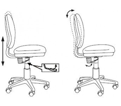 Кресло детское Бюрократ CH-W213 оранжевый TW-96-1 крестовина пластик пластик белый