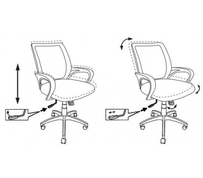 Кресло Бюрократ CH-695NSL оранжевый TW-38-3 сиденье черный TW-11 крестовина металл хром
