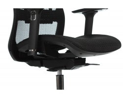 Кресло руководителя Бюрократ 821 черный сетка с подголов. крестовина алюминий-foto7