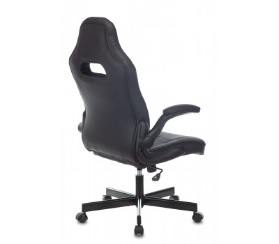 Кресло игровое Zombie VIKING 6 KNIGHT черный Diamond 600 эко.кожа с подголов. крестовина металл