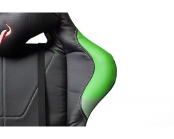 Кресло игровое Zombie VIKING 5 AERO черный/салатовый эко.кожа с подголов. крестовина пластик-foto8