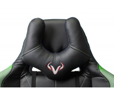 Кресло игровое Zombie VIKING 5 AERO черный/салатовый эко.кожа с подголов. крестовина пластик
