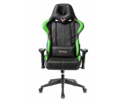 Кресло игровое Zombie VIKING 5 AERO черный/салатовый эко.кожа с подголов. крестовина пластик-foto2