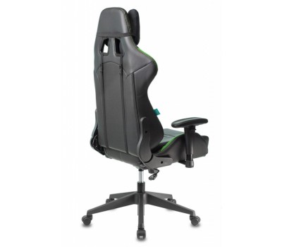 Кресло игровое Zombie VIKING 5 AERO черный/салатовый эко.кожа с подголов. крестовина пластик
