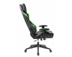 Кресло игровое Zombie VIKING 5 AERO черный/салатовый эко.кожа с подголов. крестовина пластик-foto5